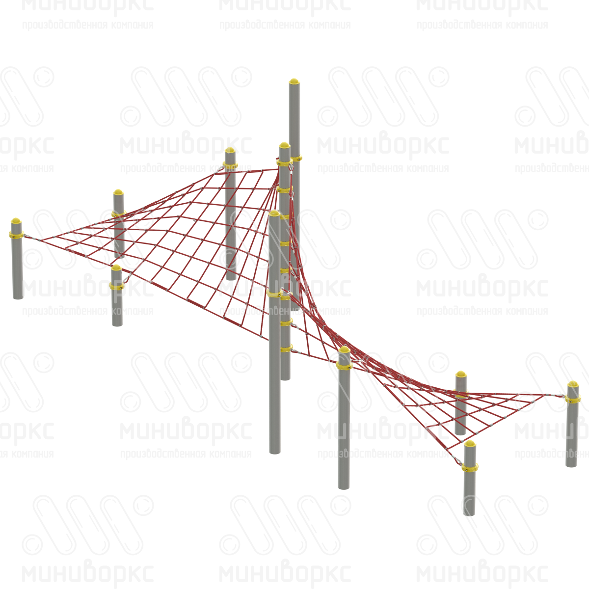 Канатные пространственные сетки – Q-0661.20-3w | картинка 1