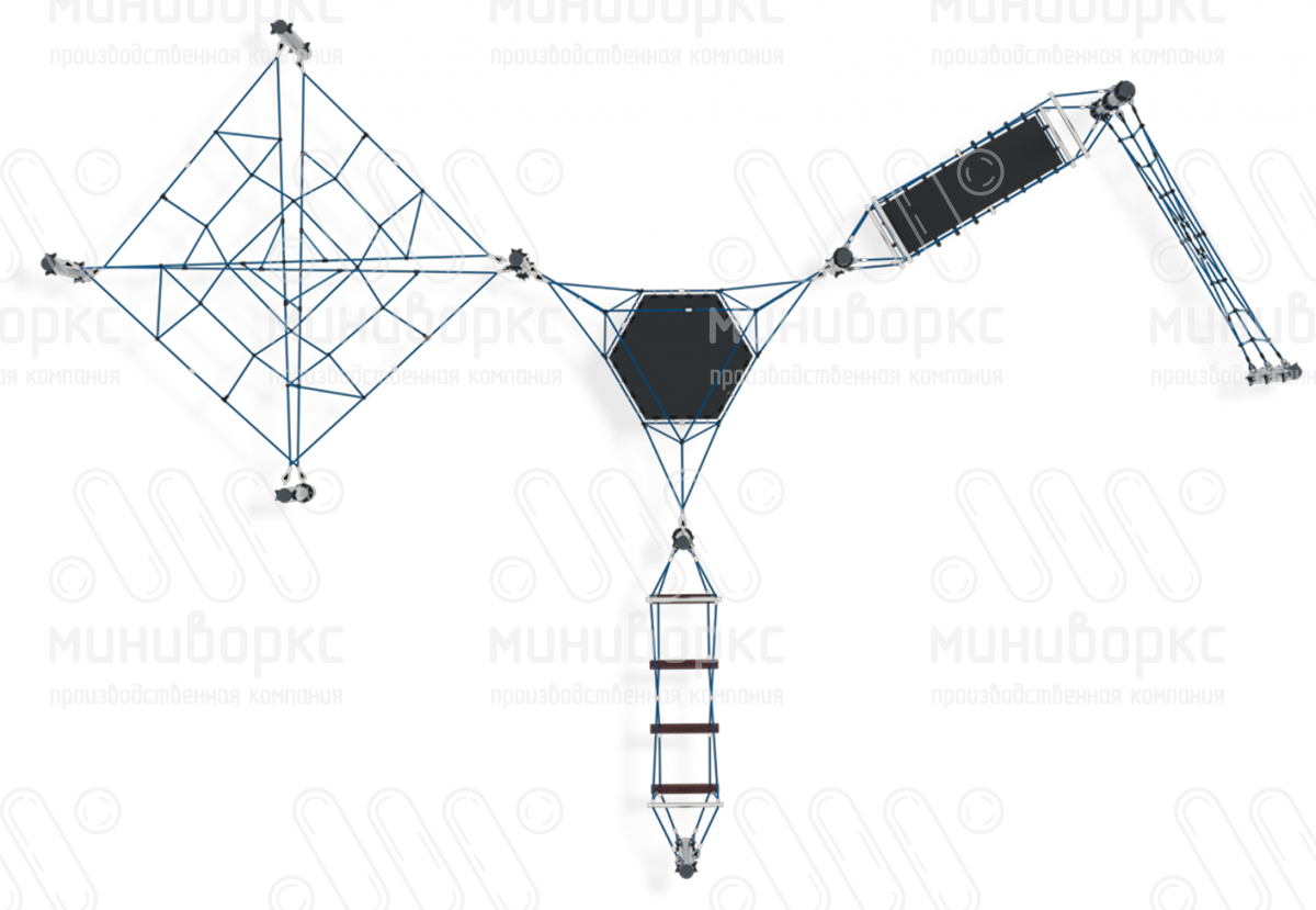 Канатные полосы препятствий – M-0004.20-02 | картинка 2