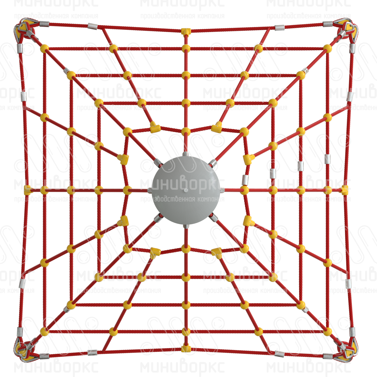 Канатные конструкции Пирамиды – P-2292-02-Ral7016 | картинка 3