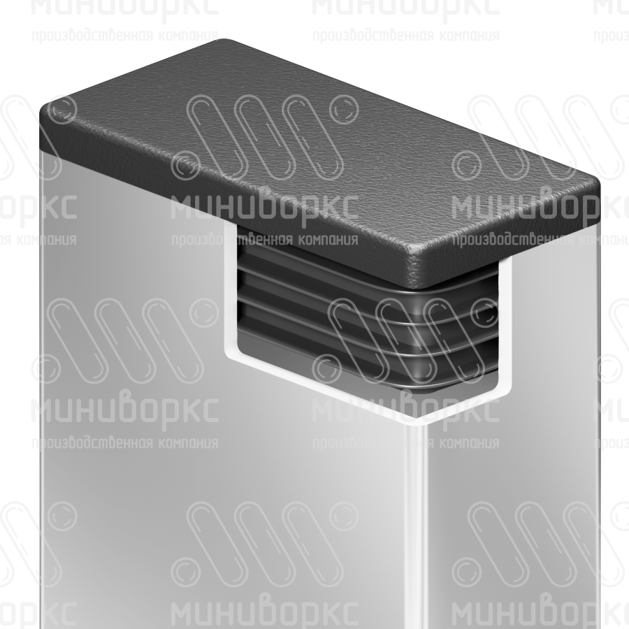 Прямоугольные заглушки для труб 110x30 – ILR110x30-BIANCO | картинка 4